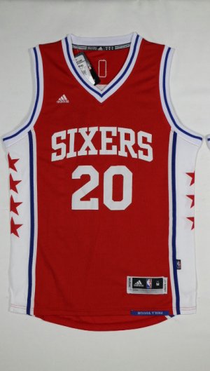 Maillot De Basket Philadelphia 76ers Markelle Fultz 20 Tissus Sportif Fans Edition Rouge
